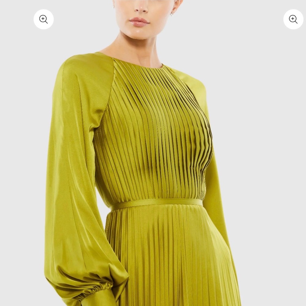 Apple Green Mac Duggal Formal Gown